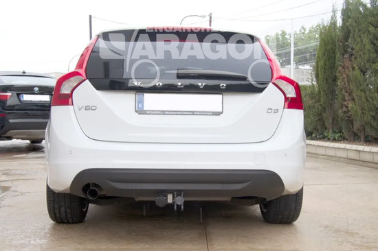 Фаркоп Aragon (быстросъемный крюк, горизонтальное крепление) для Volvo V60 универсал 2010-2018. Артикул E6806BS
