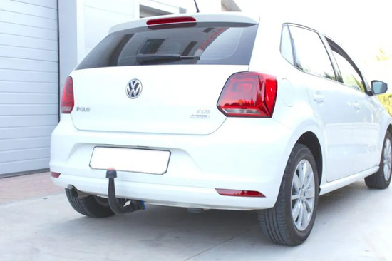 Фаркоп Aragon (быстросъемный крюк, вертикальное крепление) для Volkswagen Polo V хэтчбек 2009-2020.. Артикул E5803DV