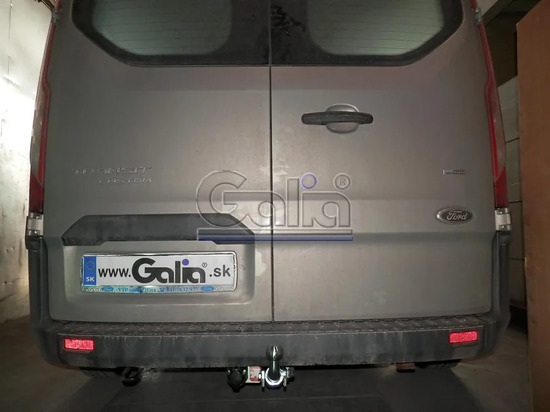 Фаркоп Galia оцинкованный для Ford Transit Custom 2012-2022. Быстросъемный крюк. Артикул F124C