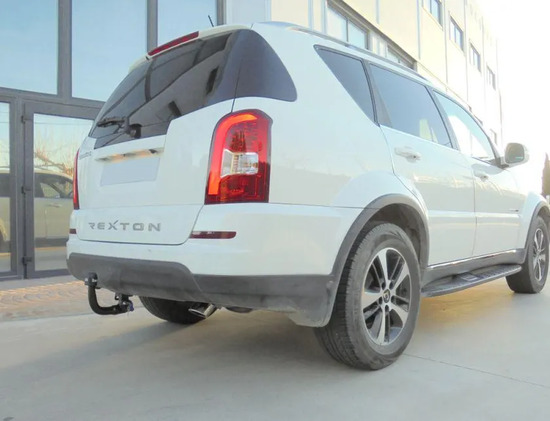 Фаркоп Aragon (быстросъемный крюк, вертикальное крепление) для SsangYong Rexton III 2012-2017. Артикул E3103AV