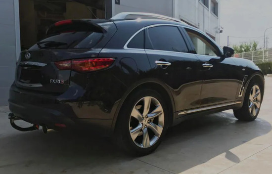 Фаркоп Aragon (быстросъемный крюк, вертикальное крепление) для Infiniti EX 30/37 2010-2022.. Артикул E2200AV