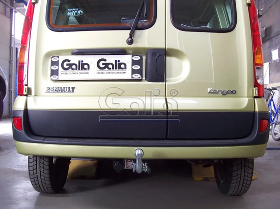 Фаркоп Galia оцинкованный для Renault Kangoo I (искл. 4WD) 1997-2008. Быстросъемный крюк. Артикул R081C