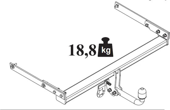 Фаркоп Auto-Hak для Ford Kuga I 2008-2012. Артикул C 53