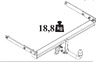 Фаркоп Auto-Hak для Ford Kuga I 2008-2012. Артикул C 53
