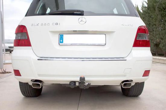 Фаркоп Aragon (быстросъемный крюк, горизонтальное крепление) для Mercedes-Benz GLK X204 2008-2015. Артикул E4121AS