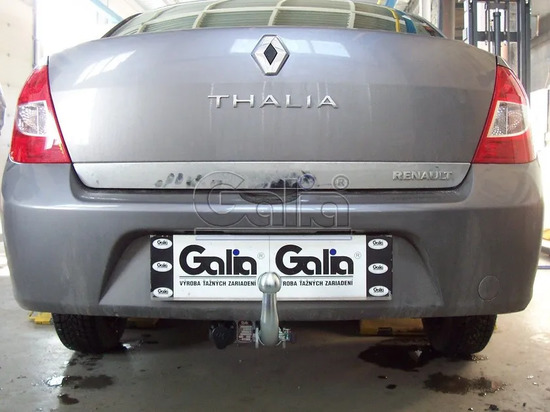 Фаркоп Galia оцинкованный для Renault Symbol I седан 2000-2008. Быстросъемный крюк. Артикул R083C