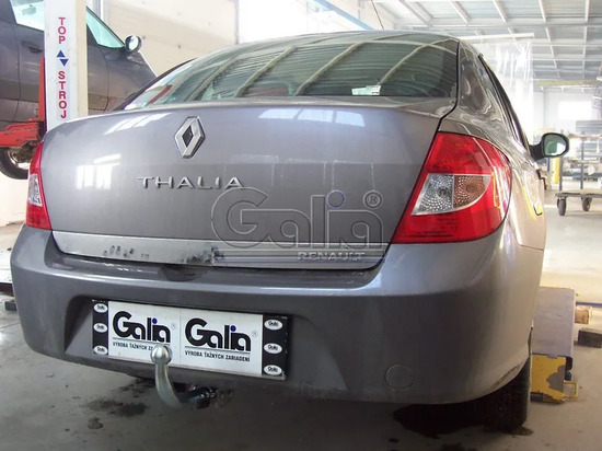 Фаркоп Galia оцинкованный для Renault Symbol I седан 2000-2008. Быстросъемный крюк. Артикул R083C