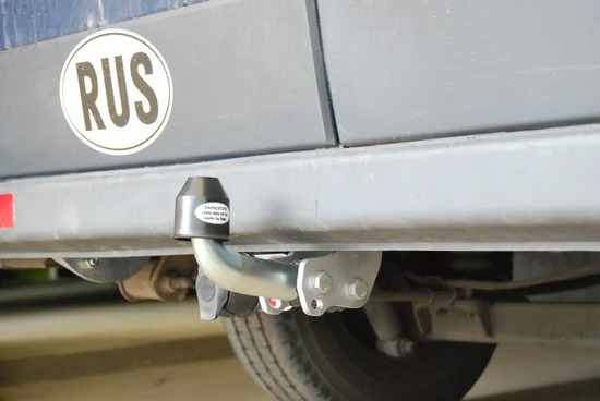 Фаркоп Galia оцинкованный для Peugeot Boxer L1, L2, L3, L4 2006-2022. Артикул C042A