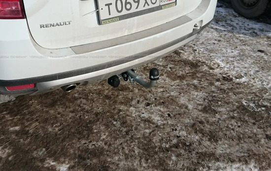Фаркоп Tavials (Лидер-Плюс) для Renault Duster 2/4WD I до рестайлинга 2010-2015. Артикул R115-BA