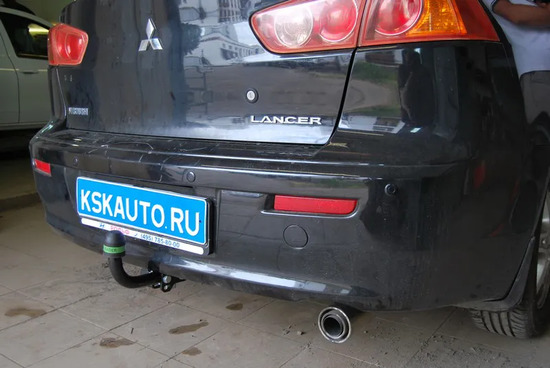 Фаркоп Лидер-Плюс для Mitsubishi Lancer 10 седан 2007-2017. Артикул M112-A