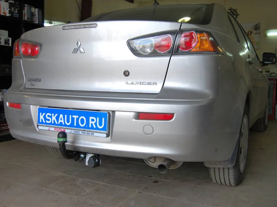 Фаркоп Лидер-Плюс для Mitsubishi Lancer 10 седан 2007-2017. Артикул M112-A
