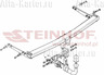 Фаркоп Steinhof для Seat Leon III универсал 3/5-дв. 2012-2020. Быстросъемный крюк. Артикул V-063