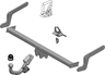Фаркоп Brink (Thule) тип BMA для Renault Duster 4x2, 4x4 I рестайлинг 2015-2020. Быстросьемное крепление.. Артикул 647700