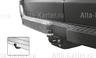 Фаркоп Brink (Thule) для Toyota Hilux VIII 2015-2022. Фланцевое крепление. Артикул 608300