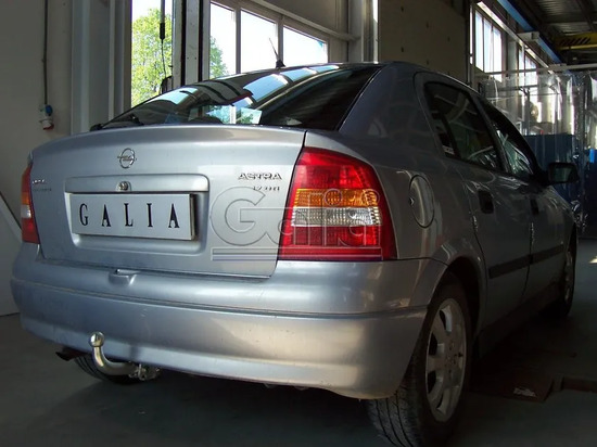 Фаркоп Galia оцинкованный для Opel Astra G хэтчбек 3/5-дв., купе, седан 1998-2004. Артикул O008A