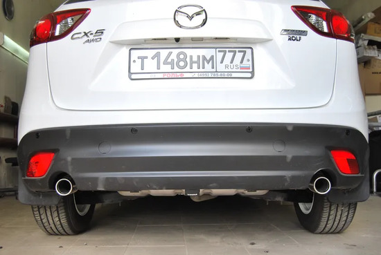 Фаркоп Brink (Thule) для Mazda CX-5 II 2017-2022. Быстросъемный крюк. Артикул 554700