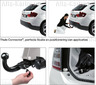 Фаркоп Brink (Thule) для Ford Edge II 2015-2022 Быстросъемный крюк. Артикул 595800