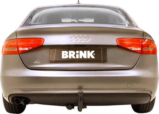 Фаркоп Brink (Thule) для Audi A4 B8 седан, хэтчбек 2007-2015. Быстросъемный крюк. Артикул 618900