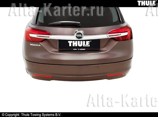 Фаркоп Brink (Thule) для Opel Insignia седан, хэтчбек 2/4WD (искл. ОРС) 2008-2013. Быстросъемный крюк. Артикул 584300