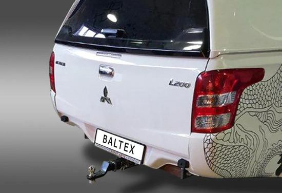 Фаркоп Baltex (c LED-фонарем) для Mitsubishi L200 V (без бампера) 2015-2022. Артикул 14.2957.31F