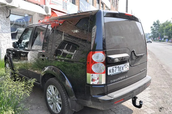 Фаркоп Brink (Thule) для Land Rover Discovery IV 2009-2022. Быстросъемный крюк. Артикул 377141