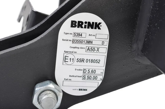 Фаркоп Brink (Thule) для Subaru Trezia 2011-2022. Артикул 539400