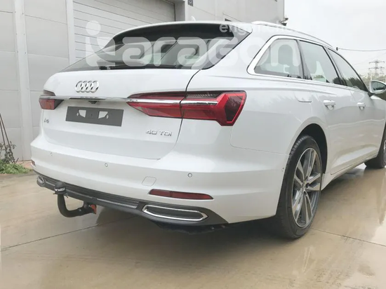 Фаркоп Aragon для Audi A6 C8 седан, универсал 2018-2022. Быстросъемный крюк. Артикул E0405EV