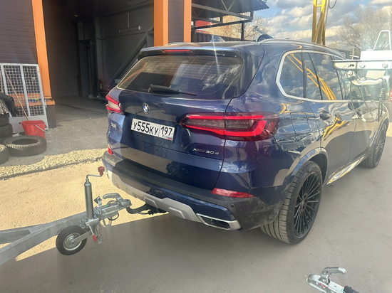Фаркоп Steinhof для BMW X5 G05 2018-2022 (вкл. M Pakiet). Быстросъемный крюк. Артикул B-089